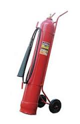 Углекислотный огнетушитель ОУ - 40 (передвижная установка)